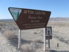 Afton Canyon entry sign: 640x480
